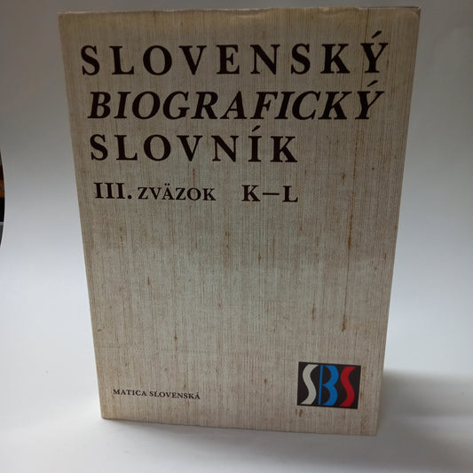 Slovenský biografický slovník III.