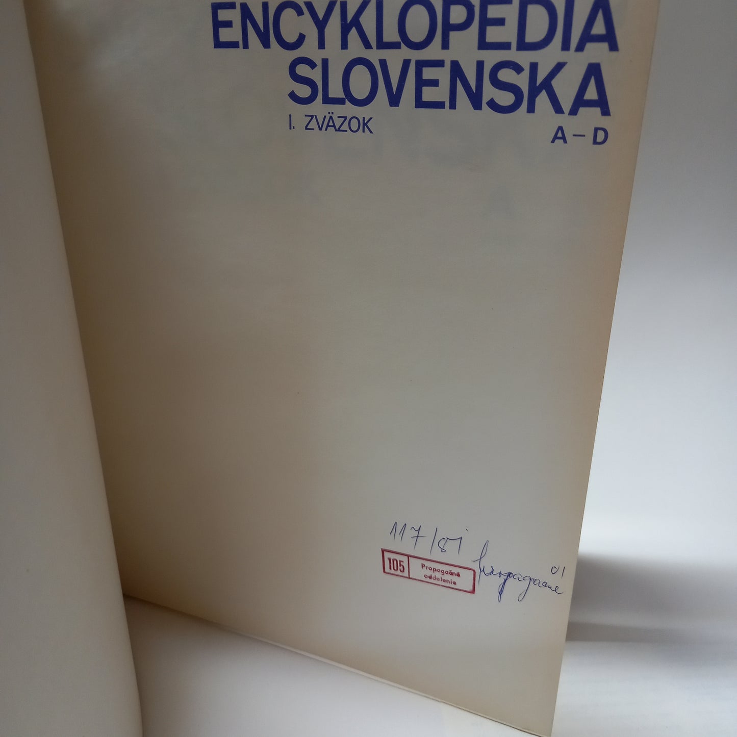 Encyklopédia Slovenska I.