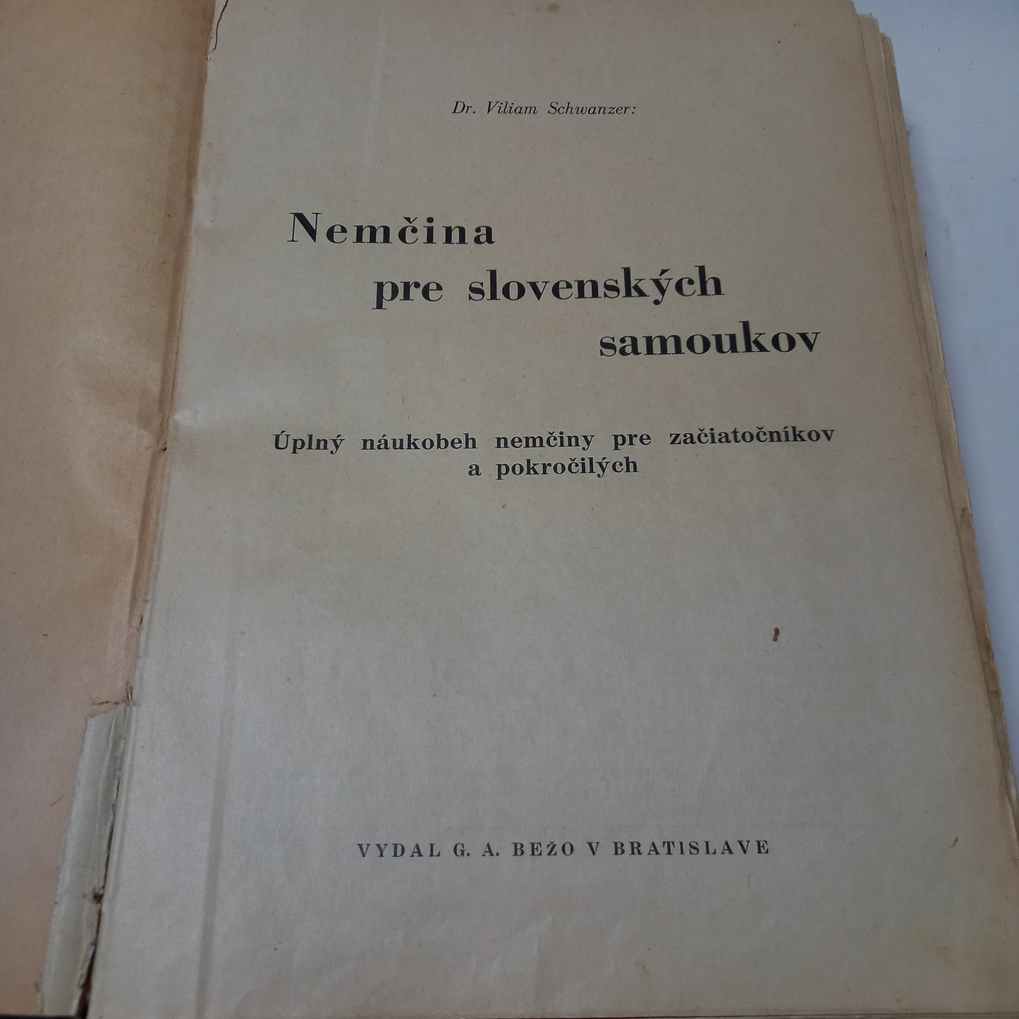 Nemčina pre slovenských samoukov