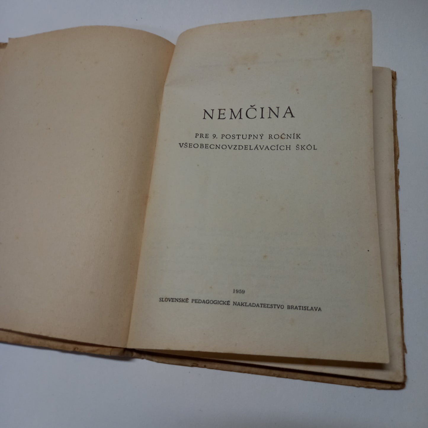 Nemčina pre 9. ročník všeobecnovzdelávacích škôl