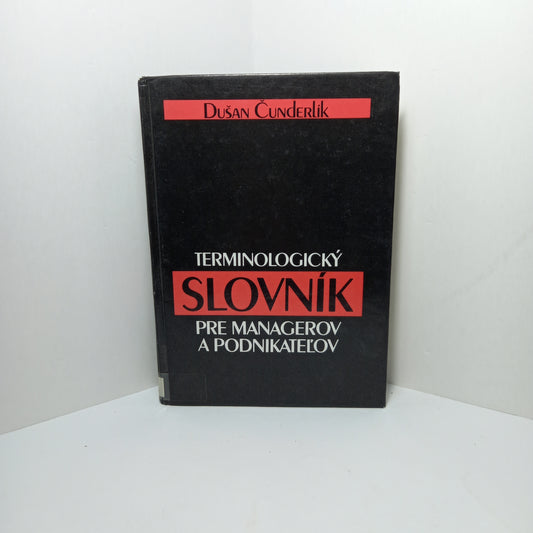 Terminologický slovník pre managerov a podnikateľov