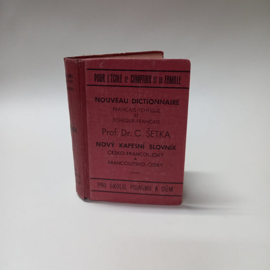 Nový kapesní slovník česko-francouzský a francouzsko-český