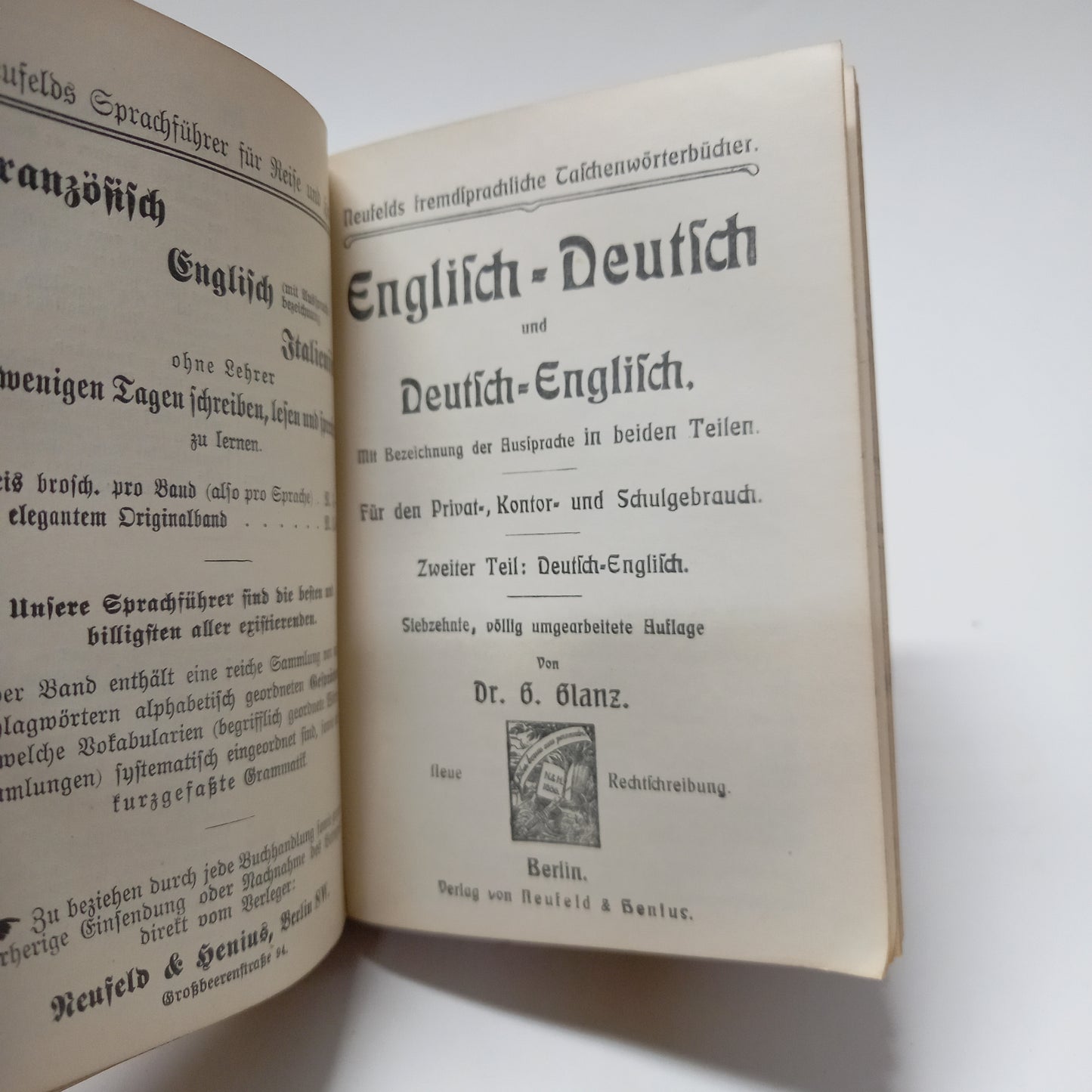 Englisch - Deutsch und Deutsch - Englisch