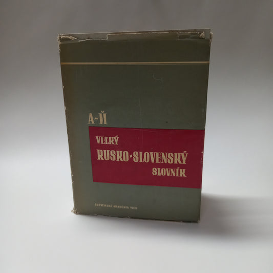 Veľký rusko-slovenský slovník A-J