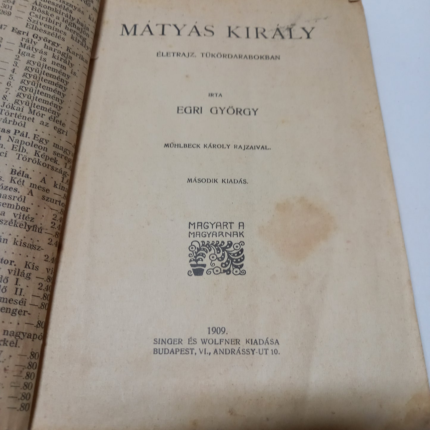 Mátyás király
