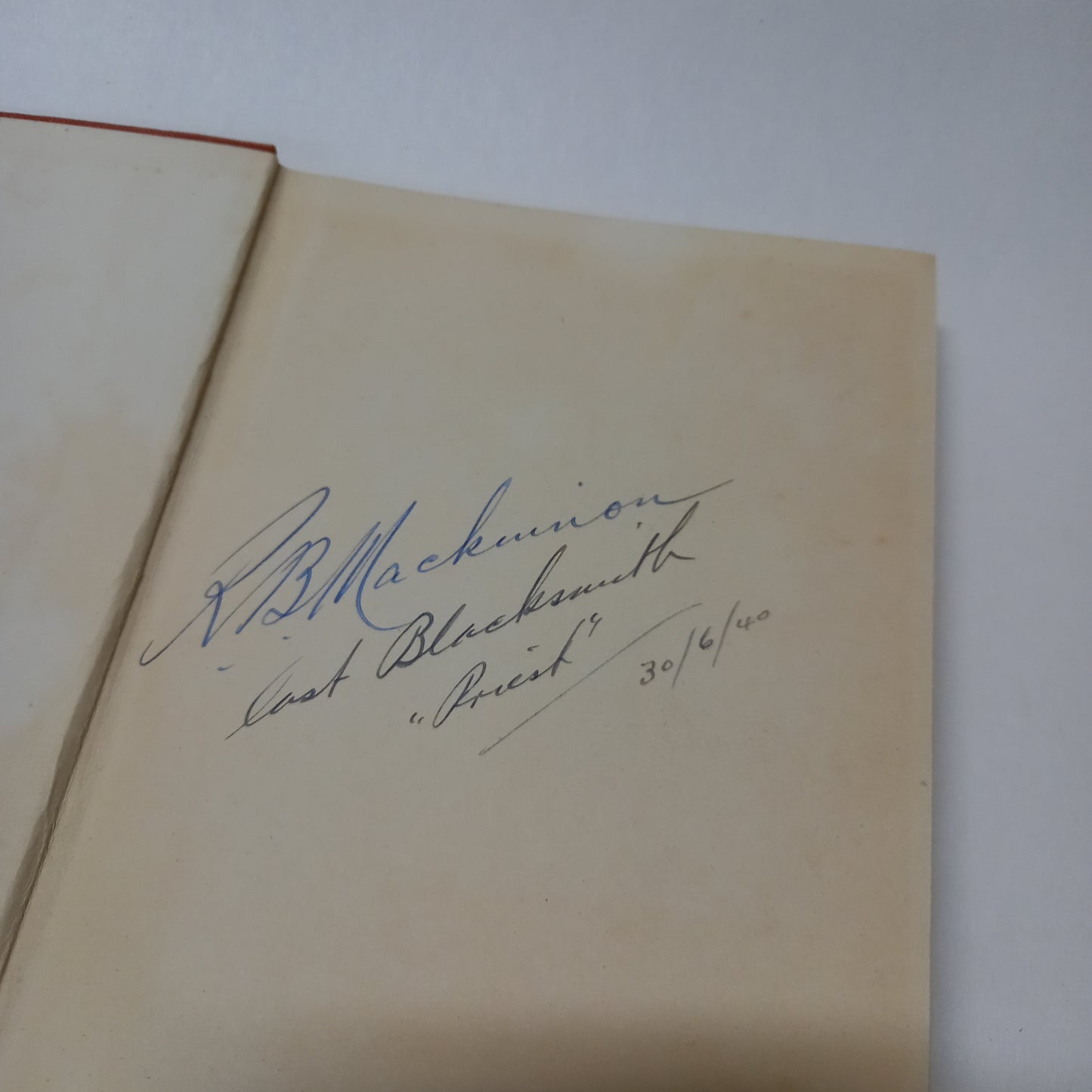 The Gretna Blacksmith's story