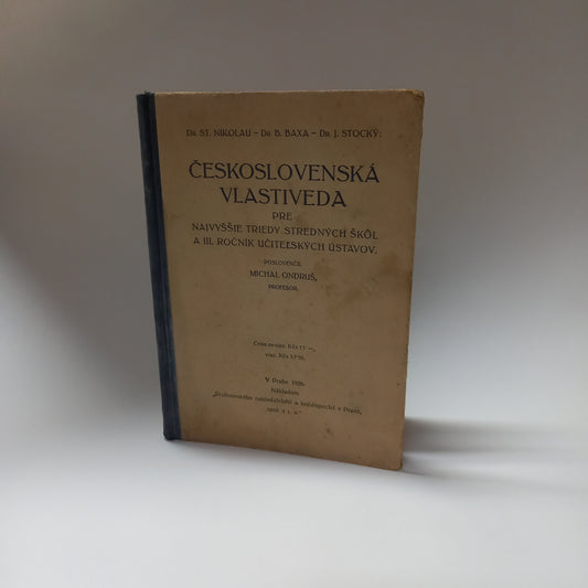 Československá vlastiveda pre najvyššie triedy stredných škôl