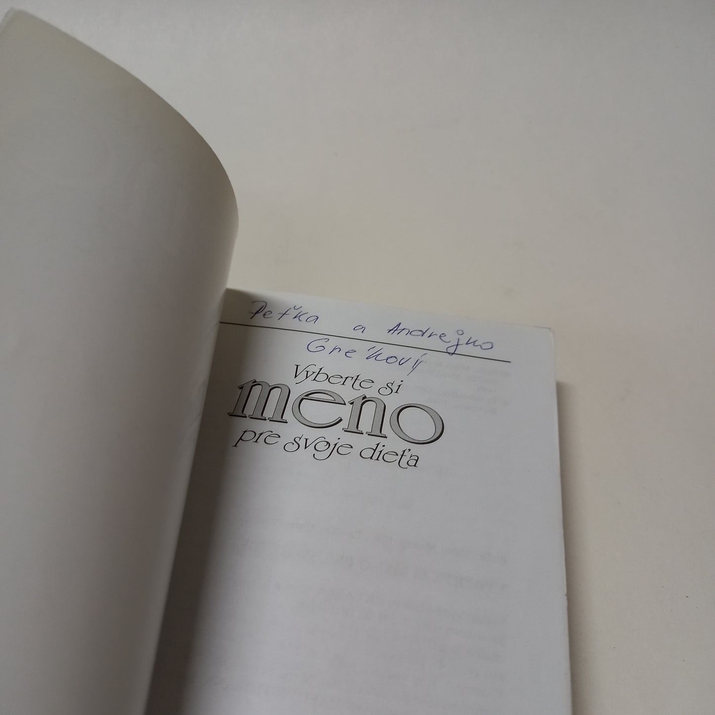 Vyberte si meno pre svoje dieťa