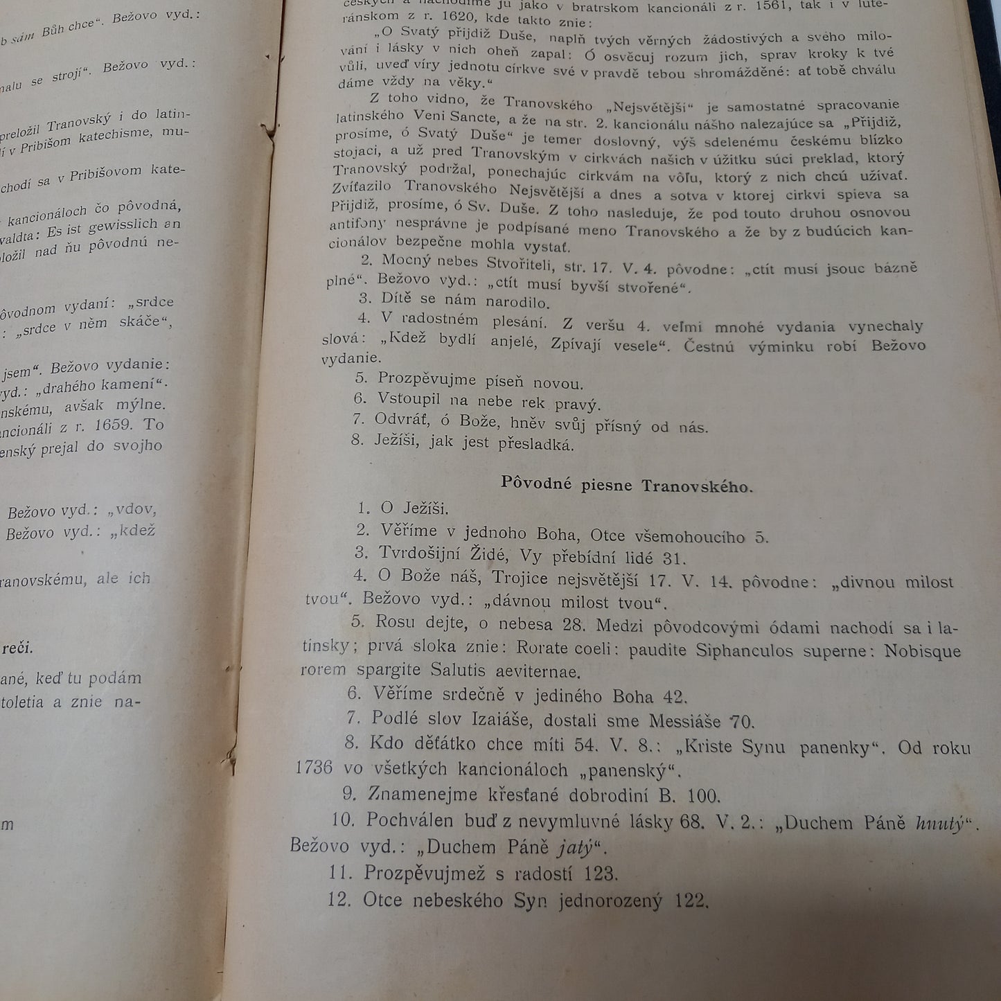 Historia posvätnej piesne slovenskej a historia kancionálu