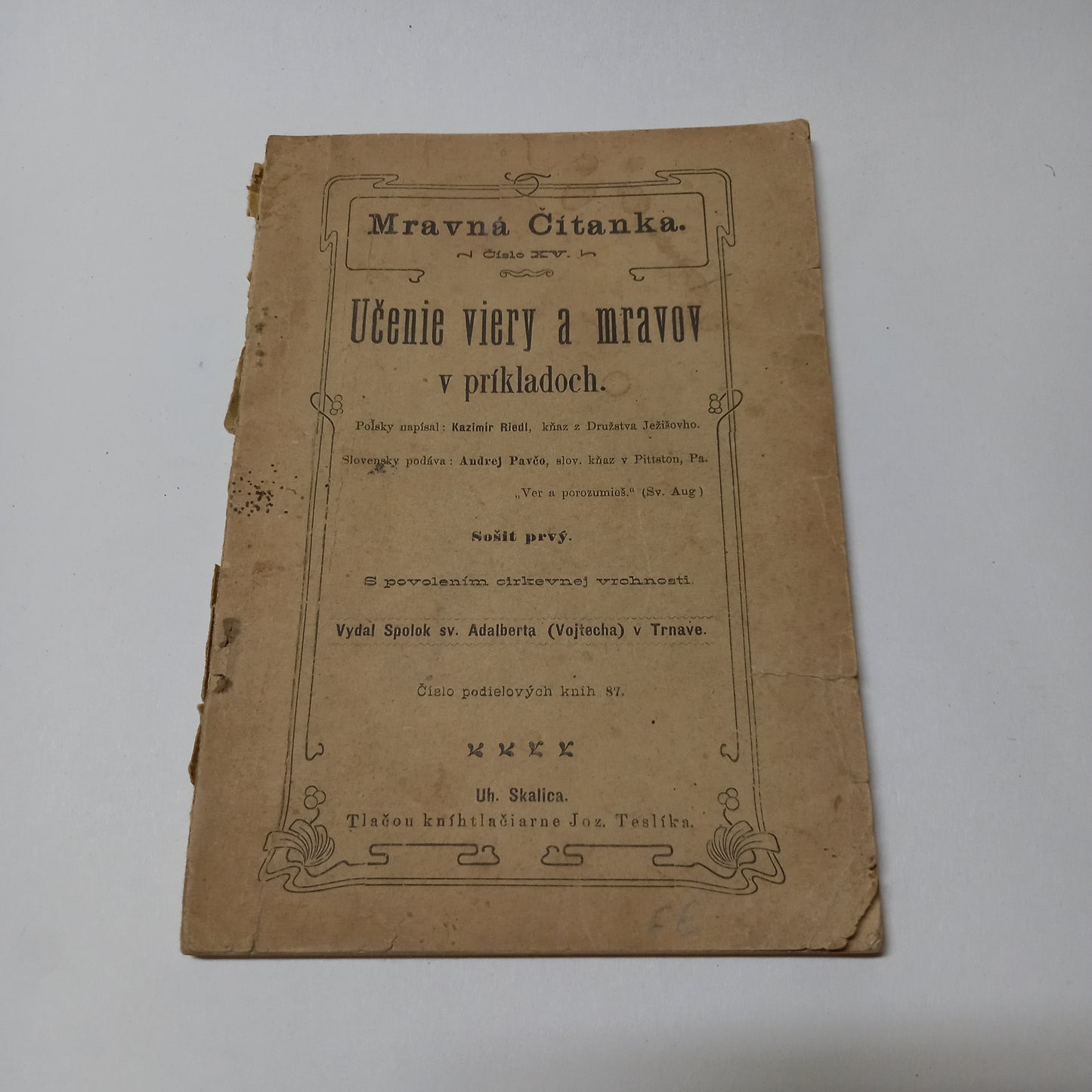 Učenie viery a mravov v príkladoch I.