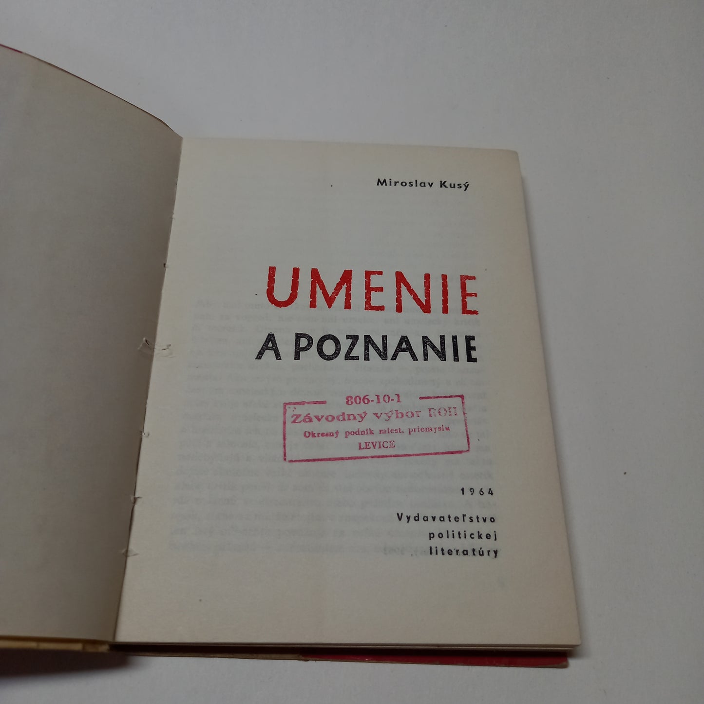 Umenie a poznanie