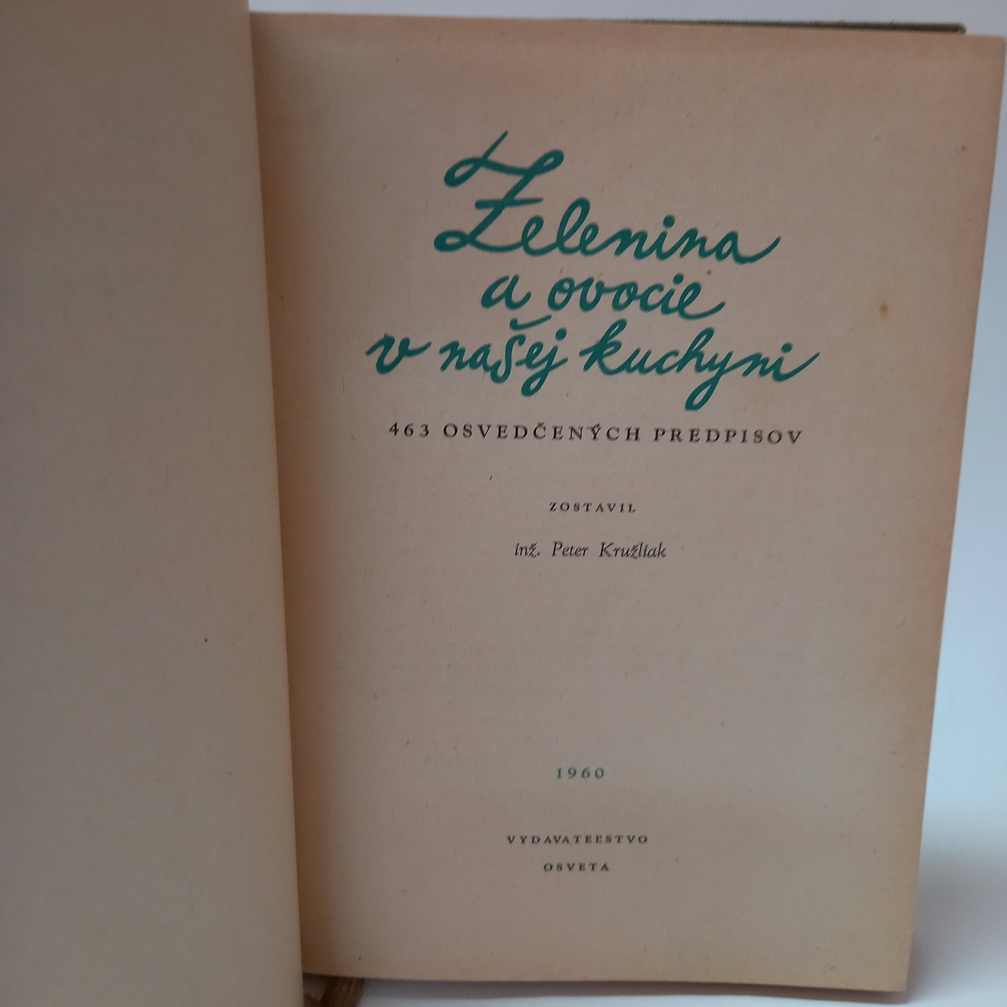 Zelenina a ovocie v našej kuchyni