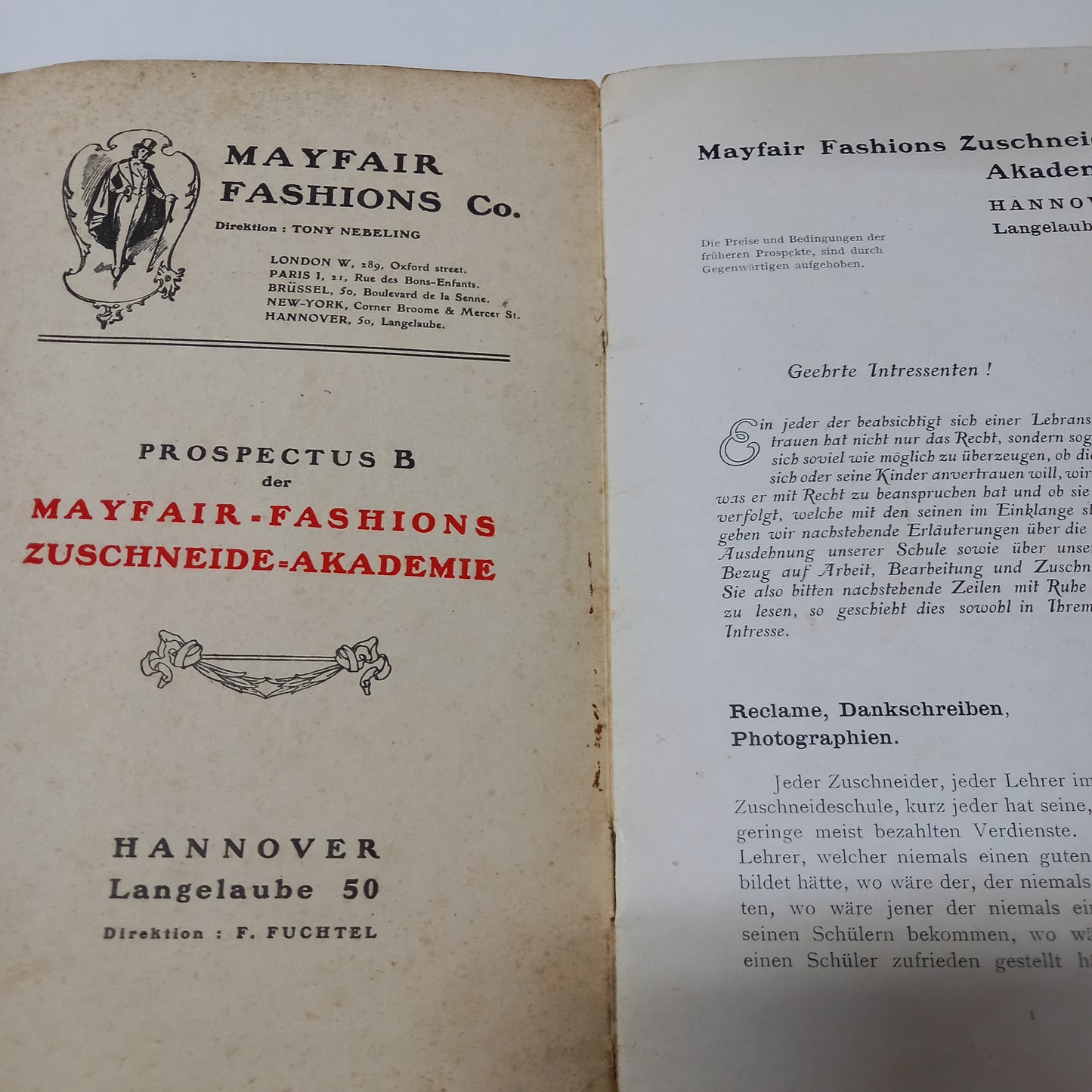 Mayfair fashions