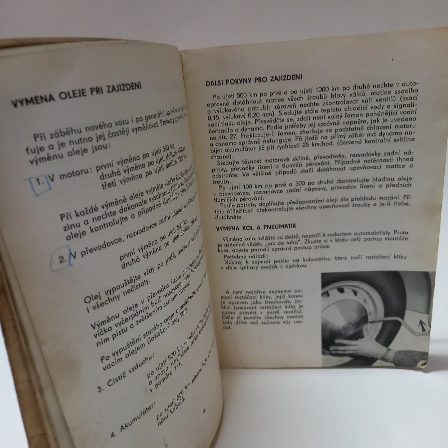 Návod k obsluze Škoda 440 a 445