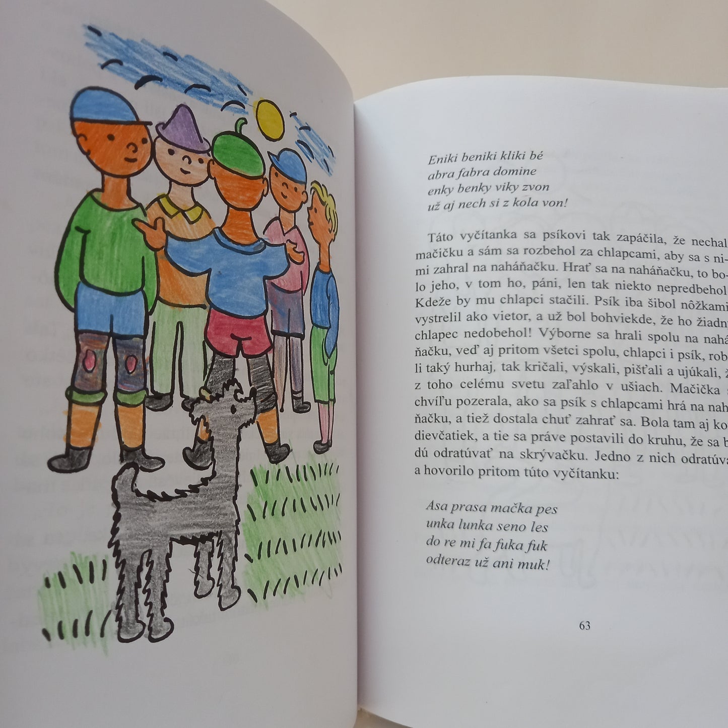 Rozprávanie o psíkovi a mačičke