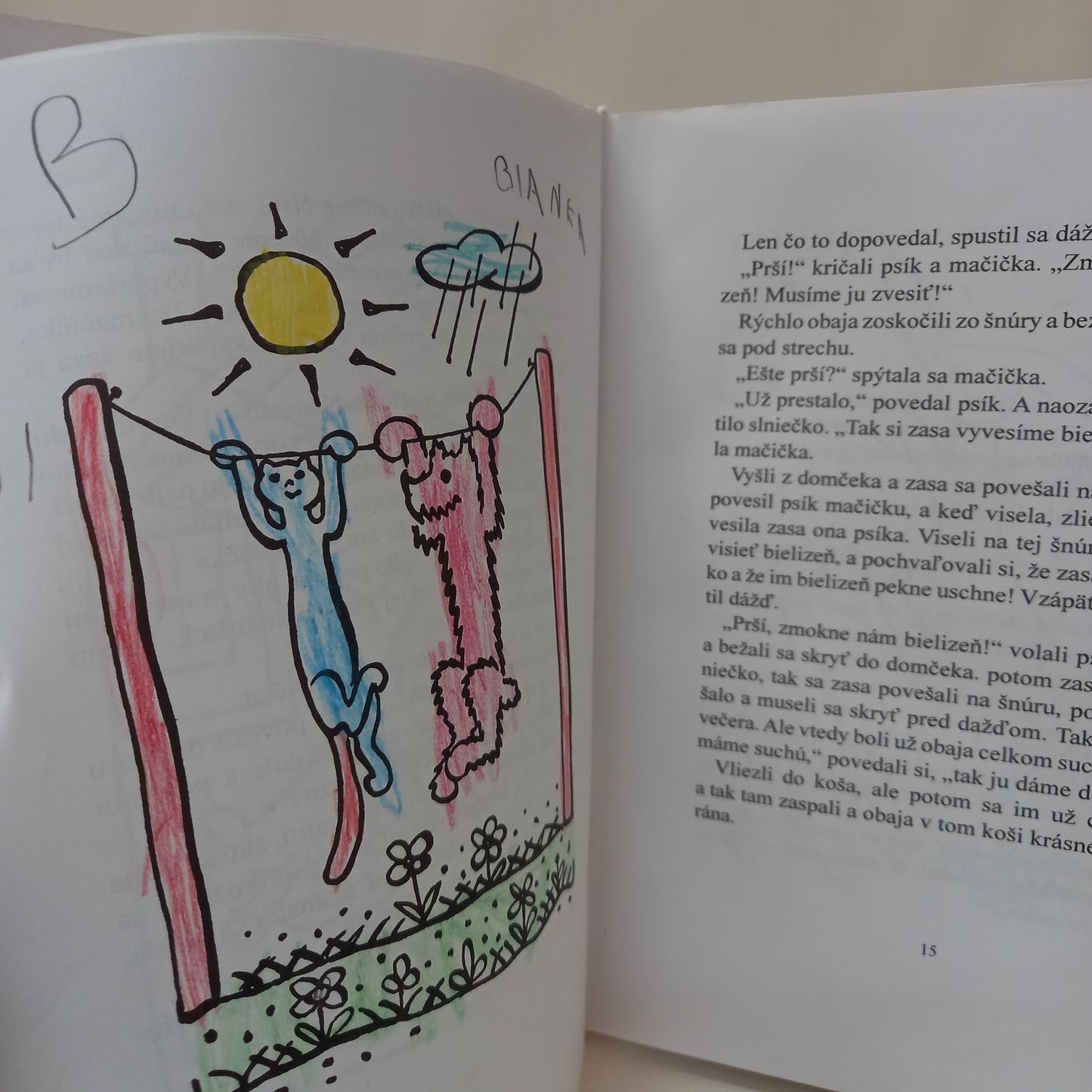 Rozprávanie o psíkovi a mačičke