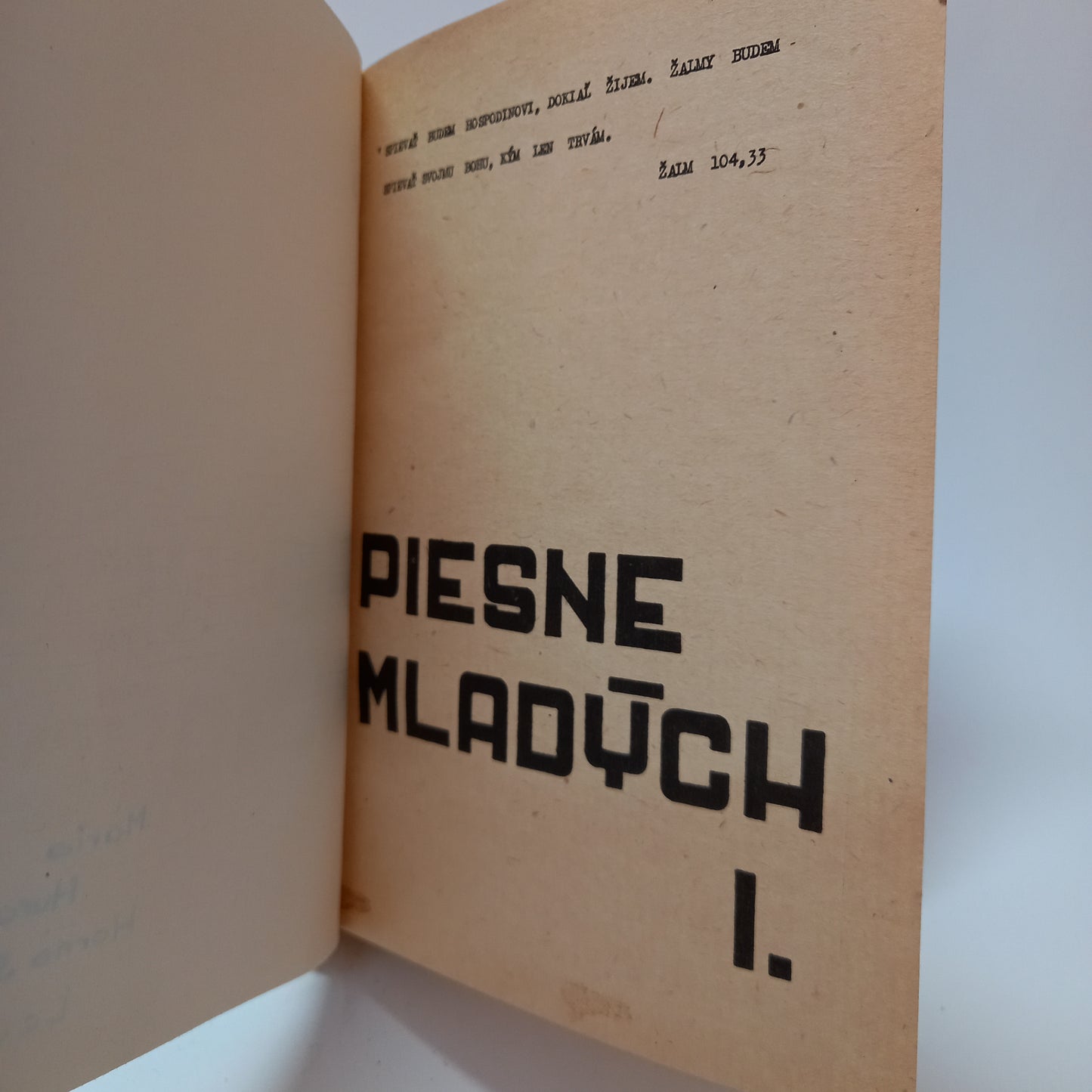Piesne mladých I.