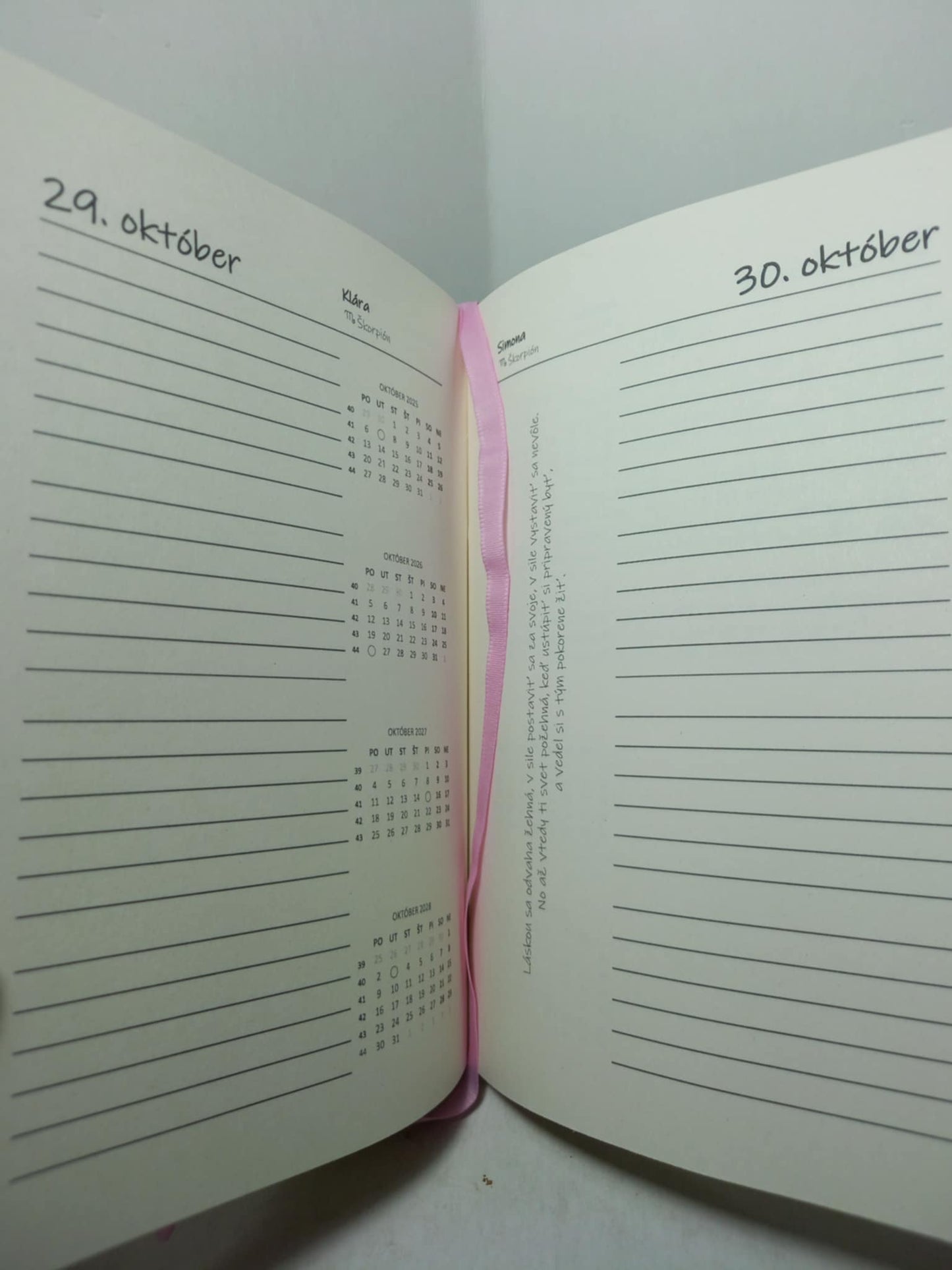 Záznamník života 2025 - 2028