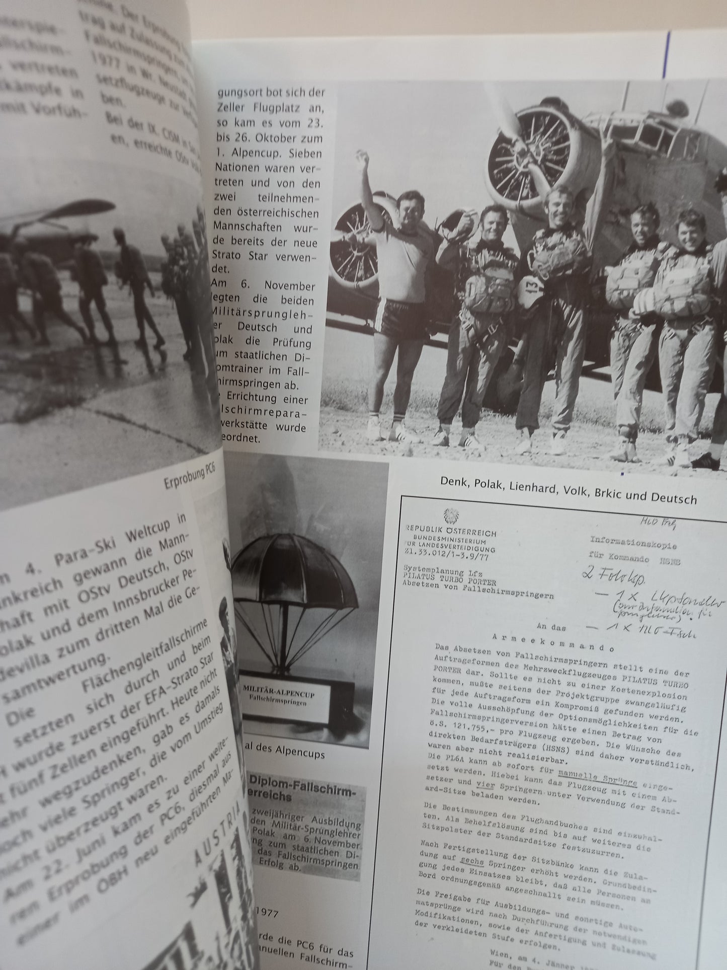 Glück ab gut land. 50 Jahre Militär-Fallschirmspringen 1961-2011