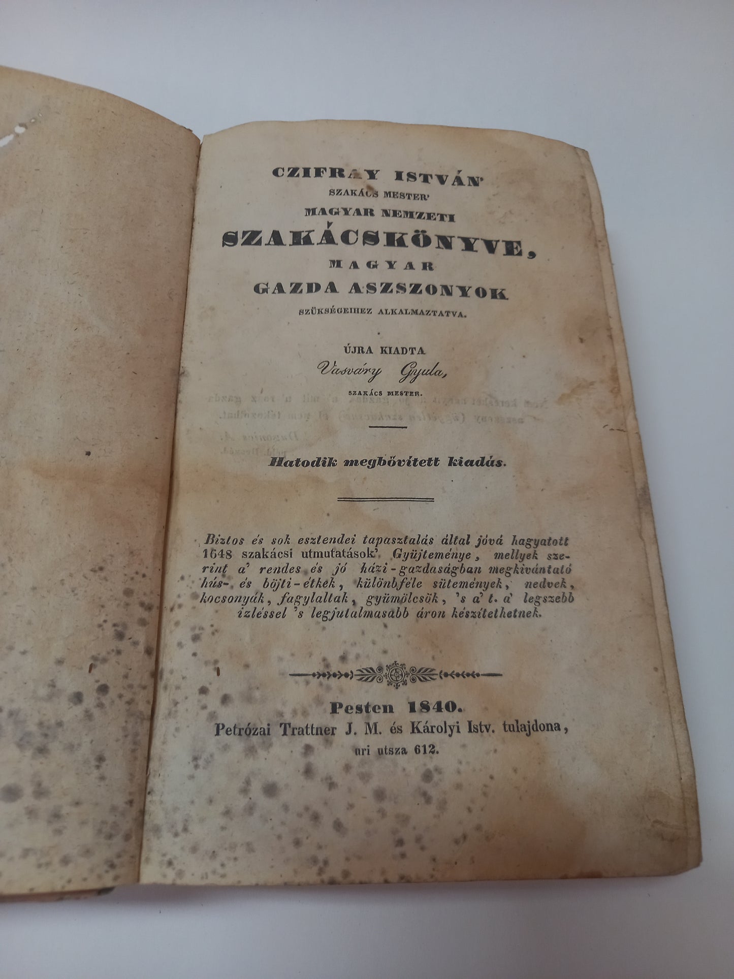 Magyar nemzeti szakácskönyve