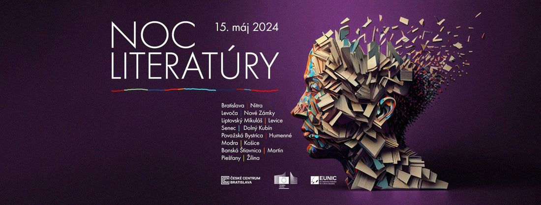 Noc literatúry v Leviciach a Knihárstve Eva! 15.5.2024