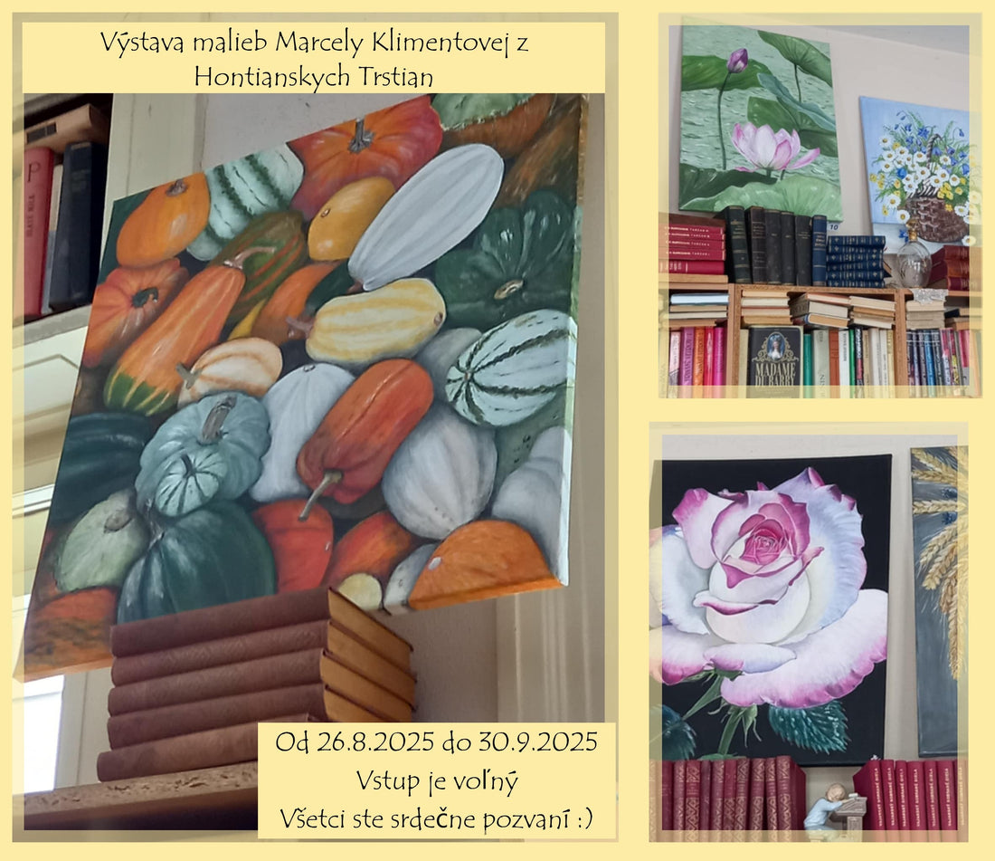 Výstava malieb Marcely Klimentovej