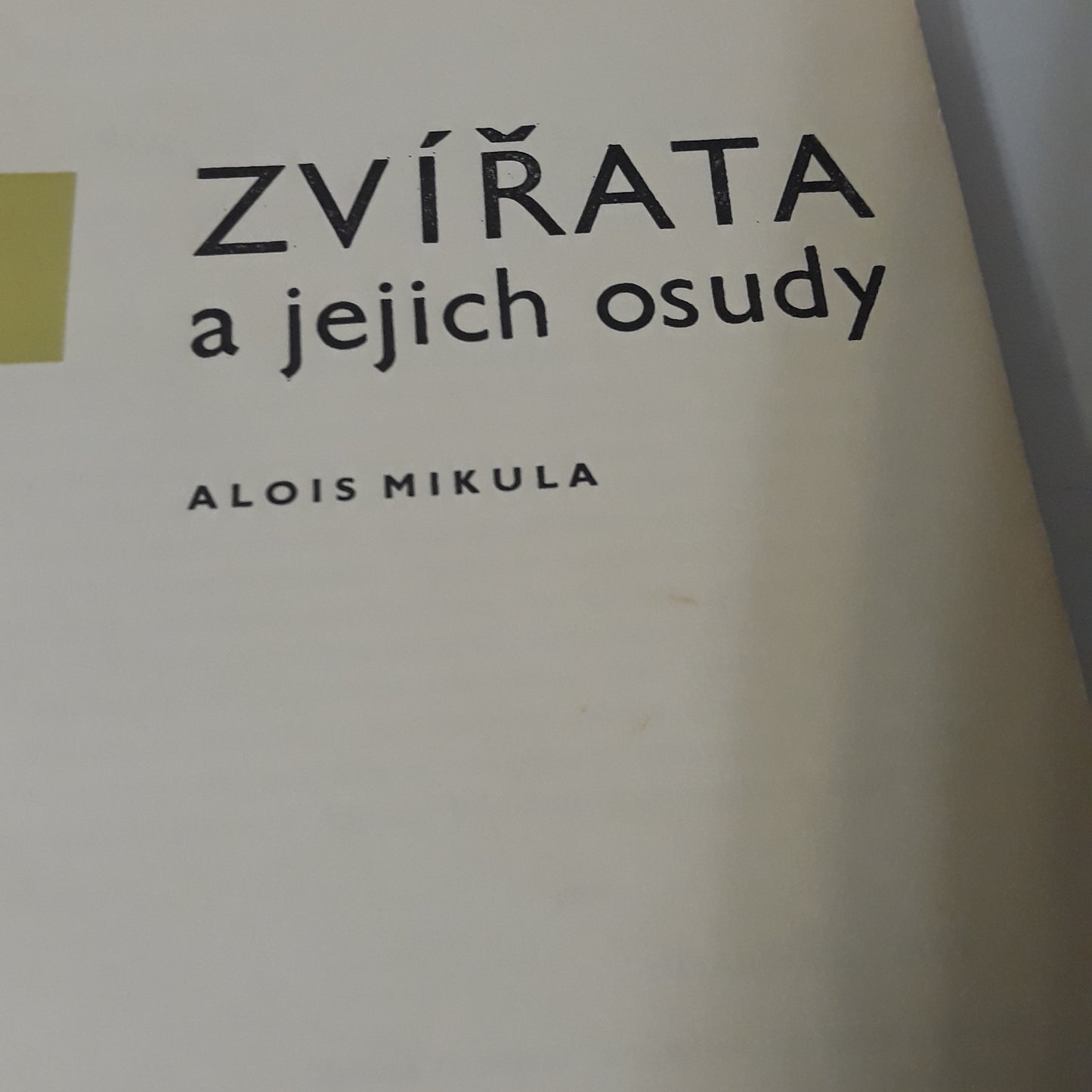 Zvířata a jejich osudy