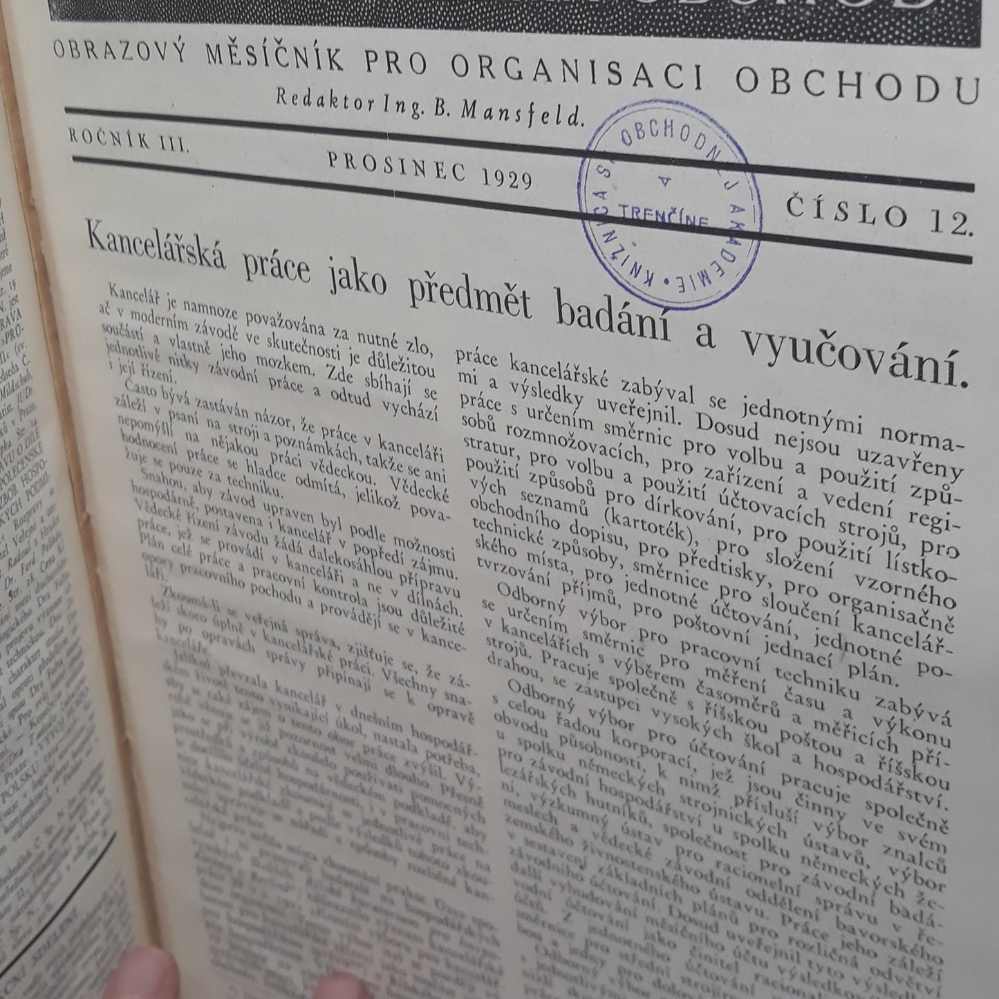 Organisace - Reklama - Obchod