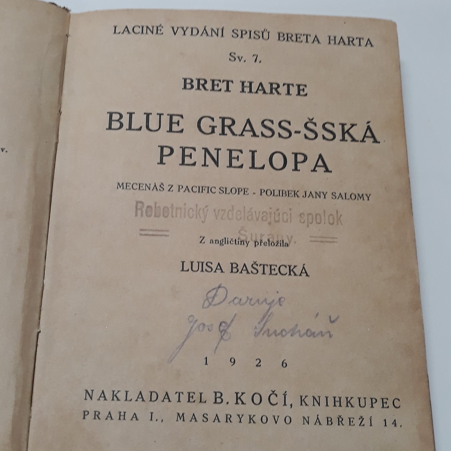 Blue Grass-šská Penelopa
