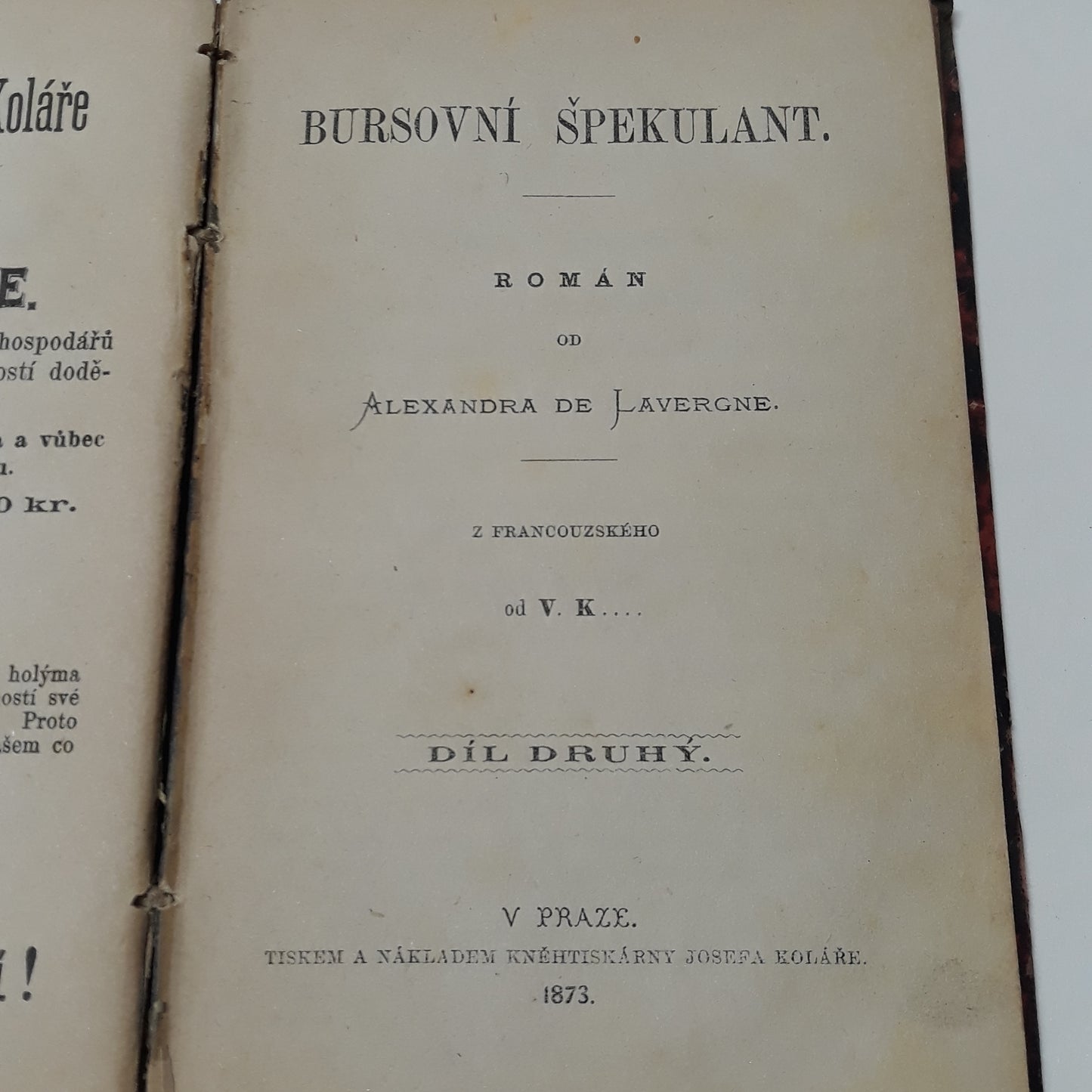 Bursovní špekulant I a II