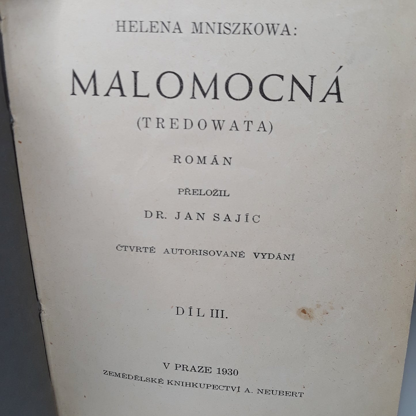 Malomocná III