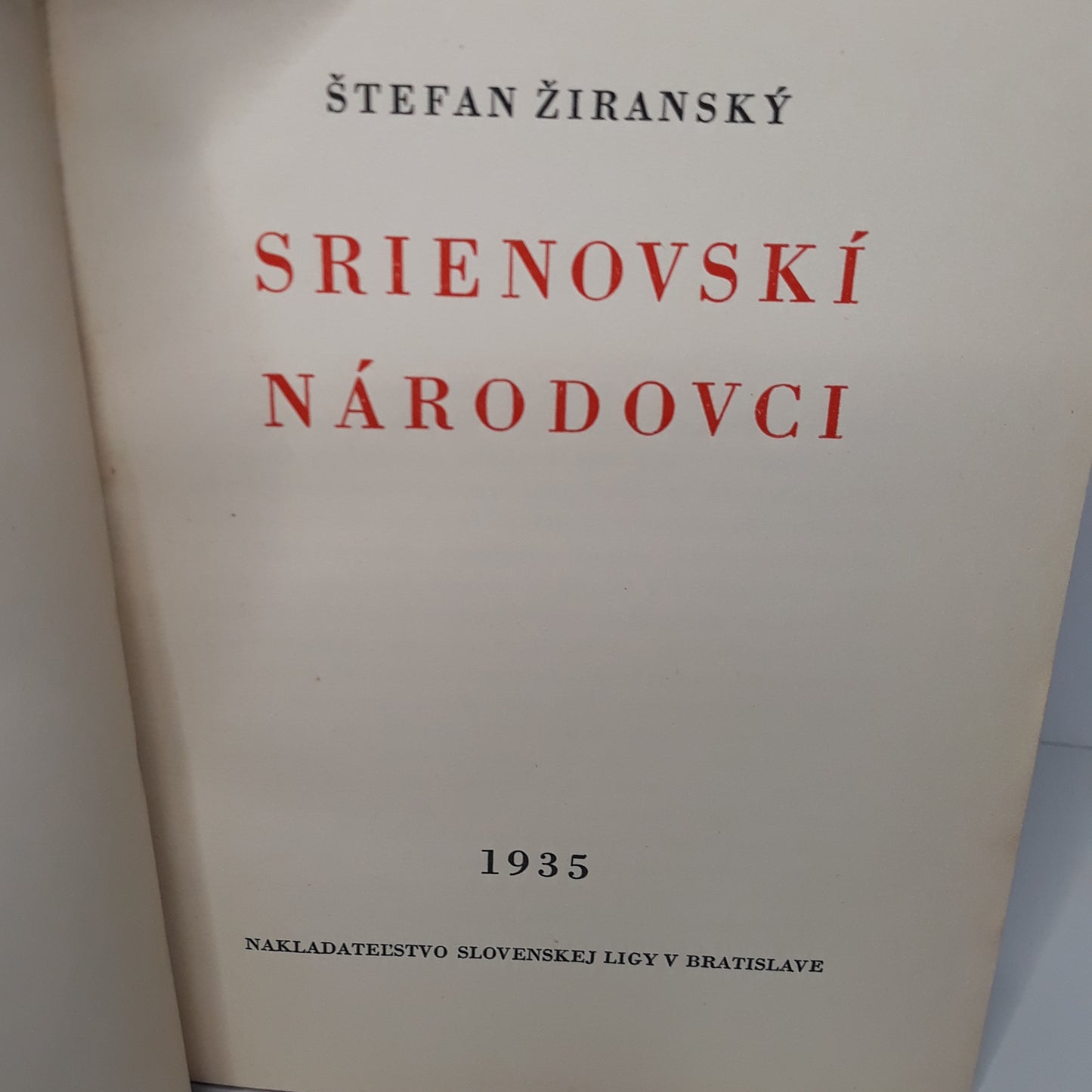 Srienovskí národovci