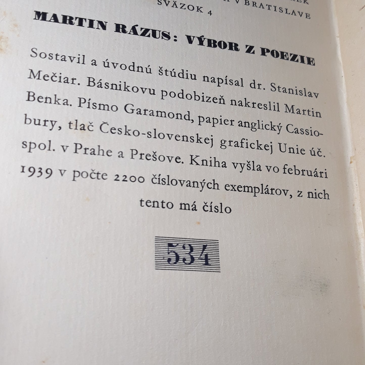 Výbor z poézie