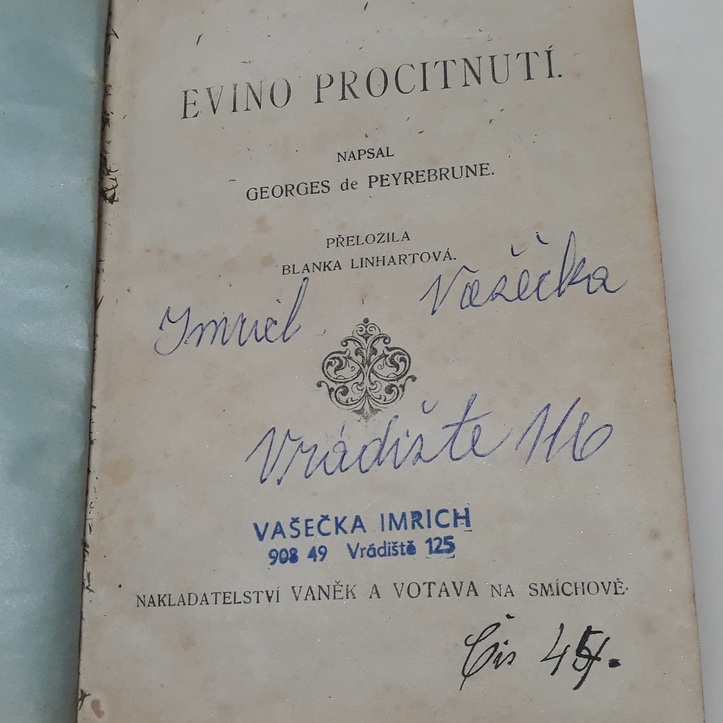 Evino procitnutí