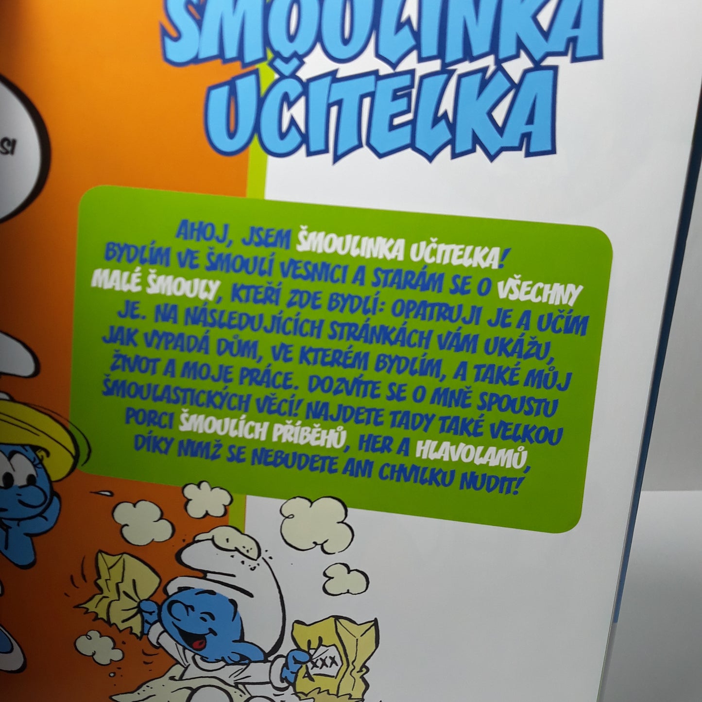Šmoulové Šmoulinka učitelka