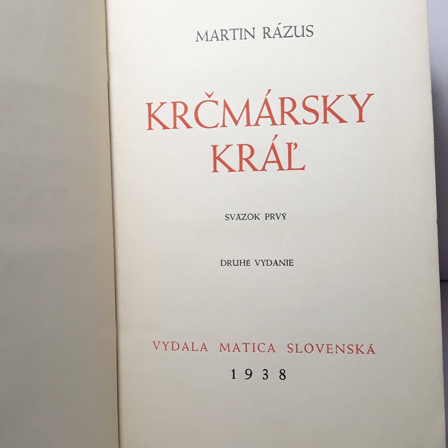 Krčmársky kráľ I