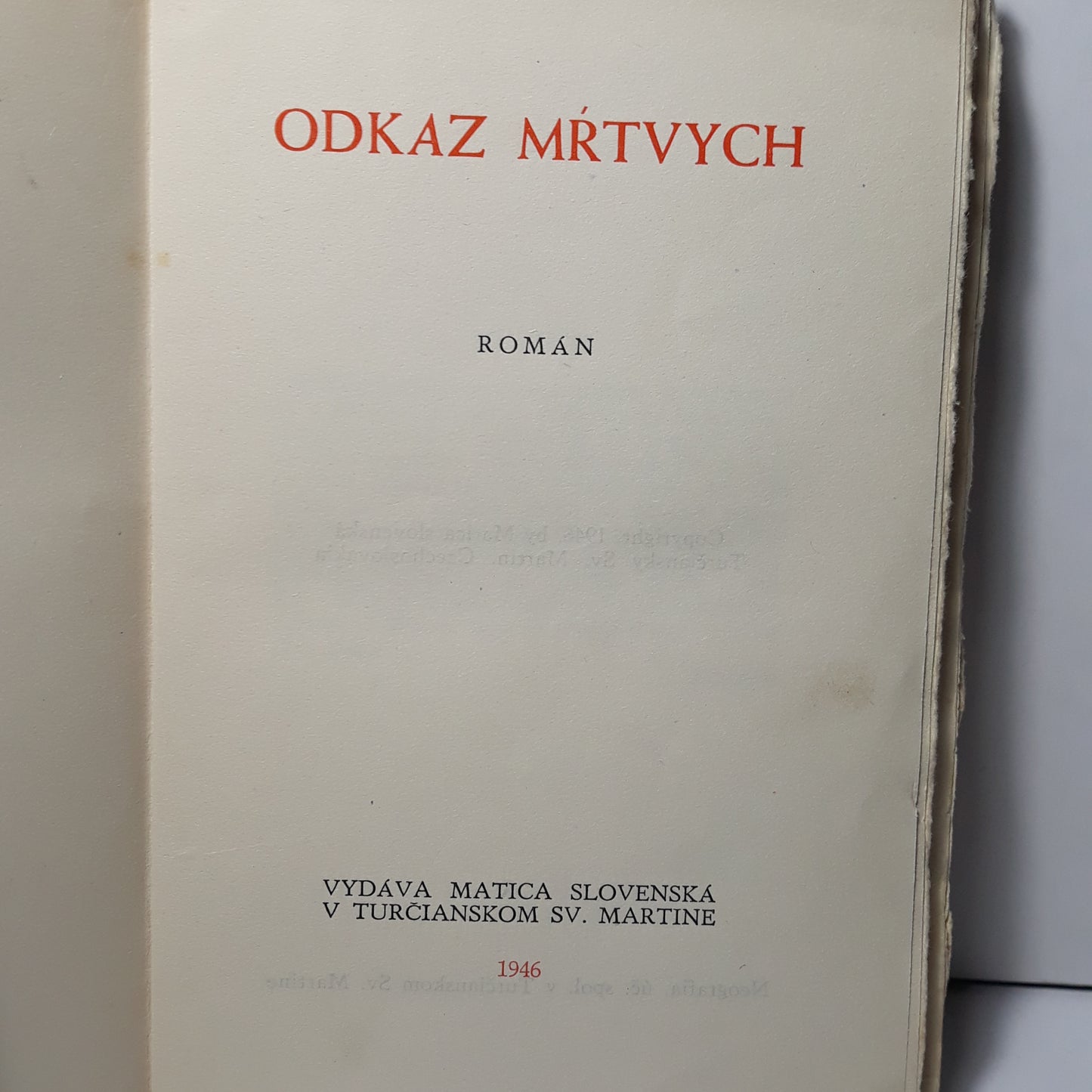 Odkaz mŕtvych