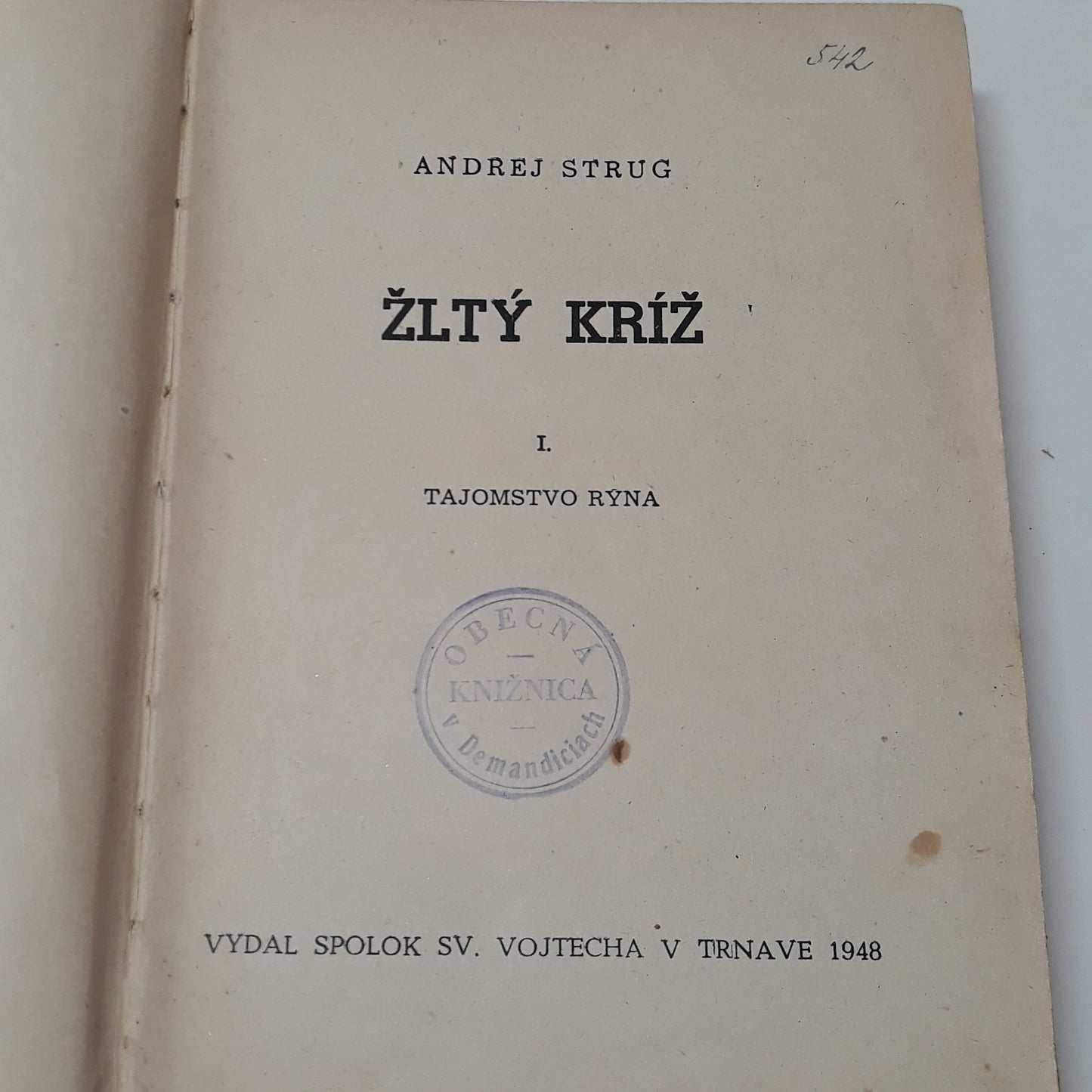 Žltý kríž I