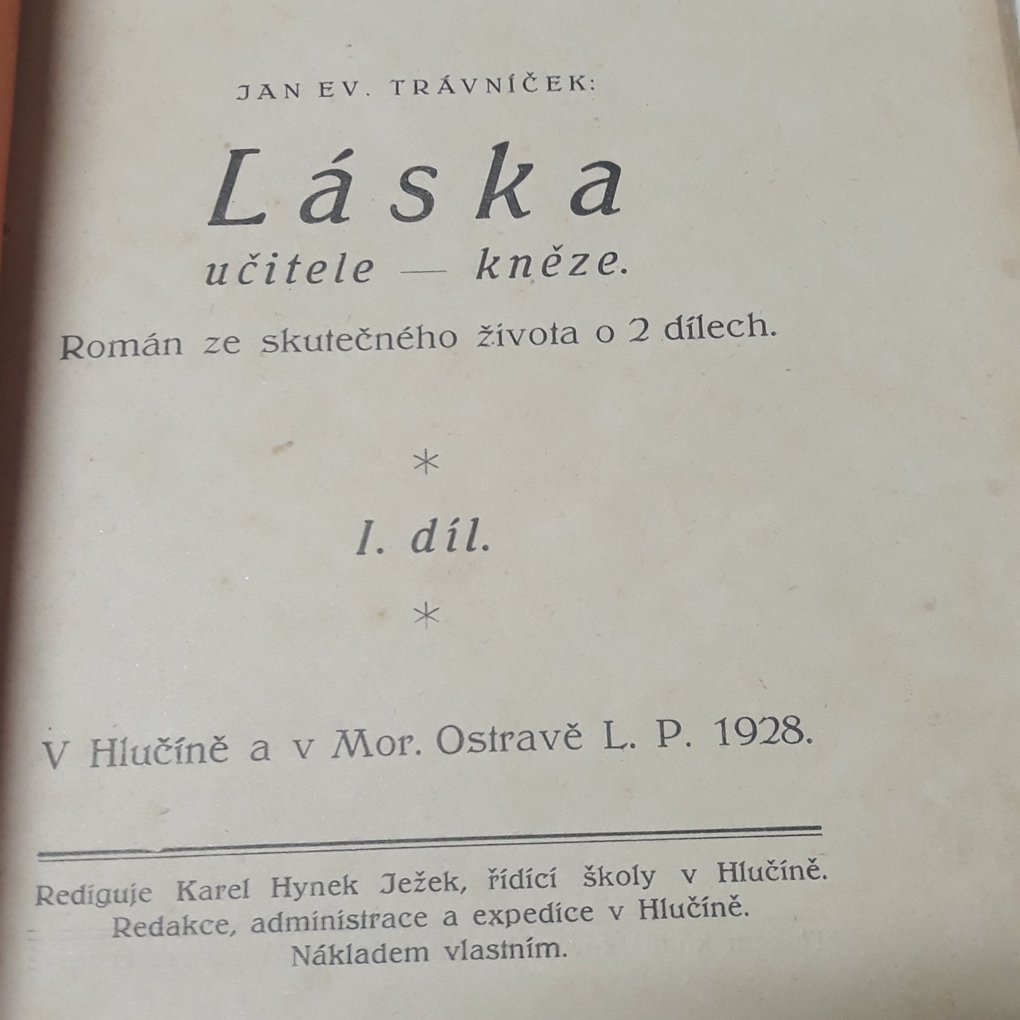 Láska učitele - kněze