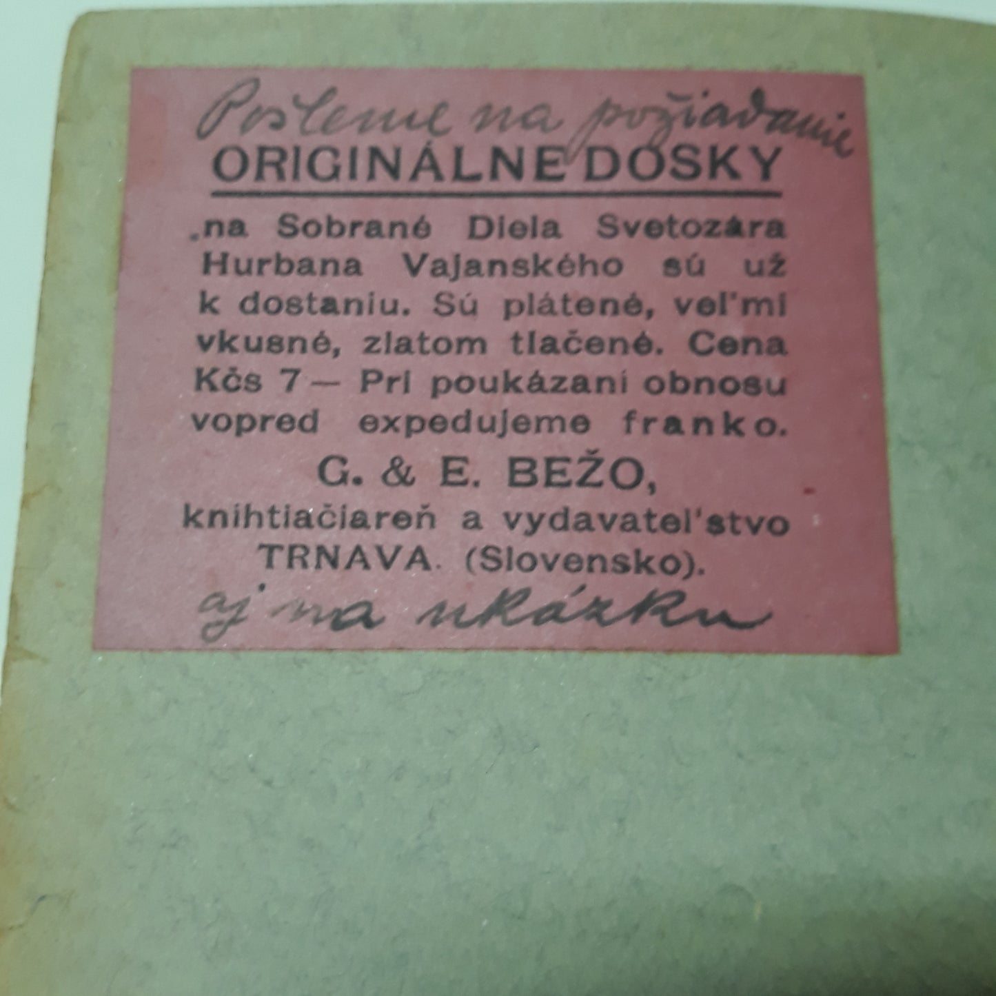 Sobrané diela S. H. Vajanského, zv. 6