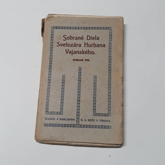 Sobrané diela S. H. Vajanského,  zv. 7