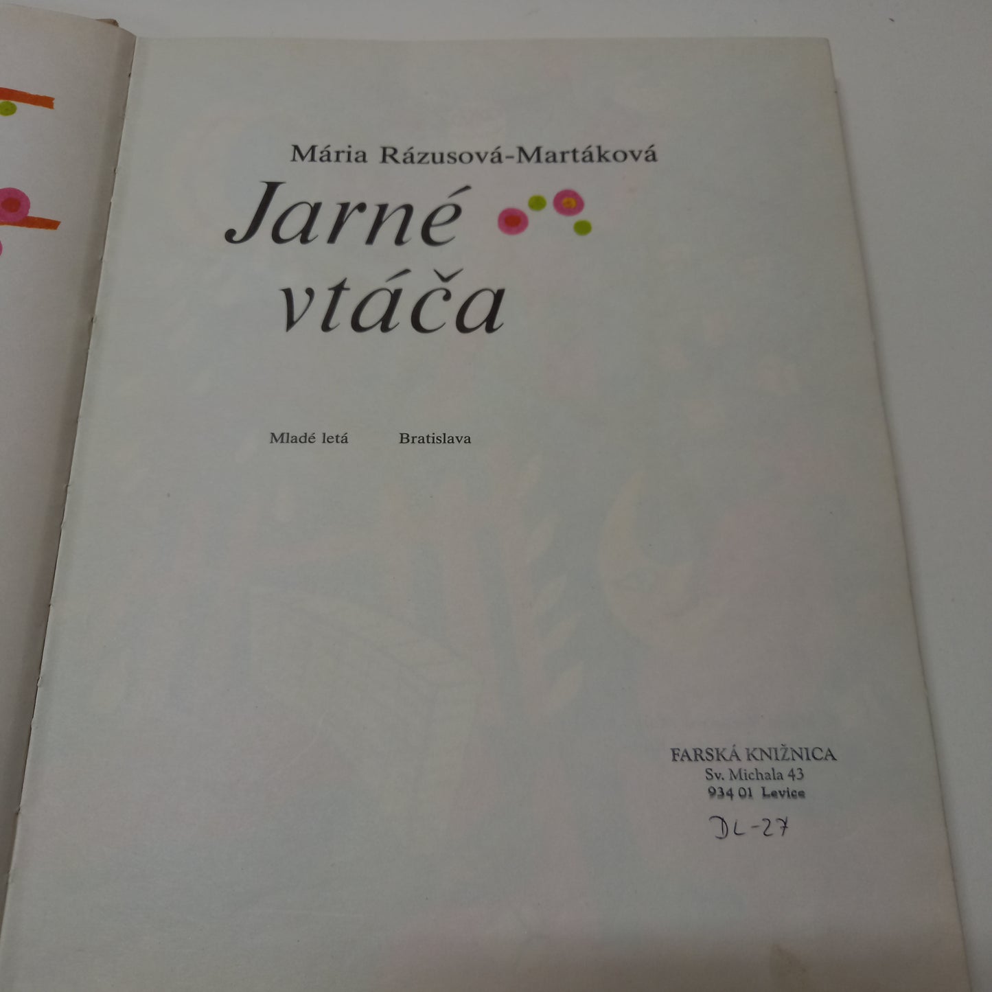 Jarné vtáča