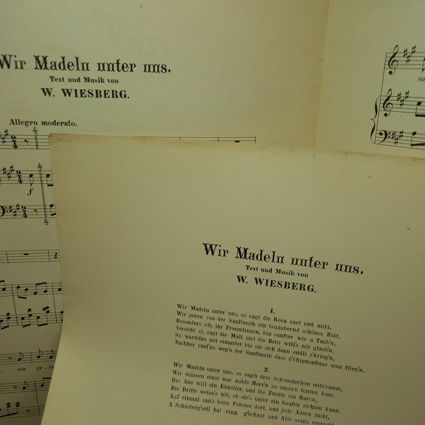Wir Maderln unter uns