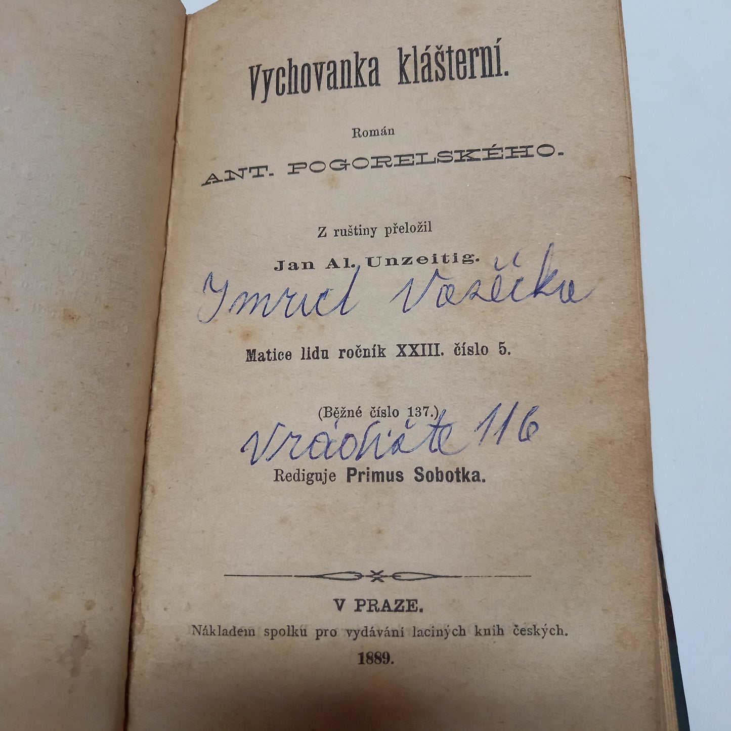 Obrázky ze Slovácka - Vychovanka klášterní