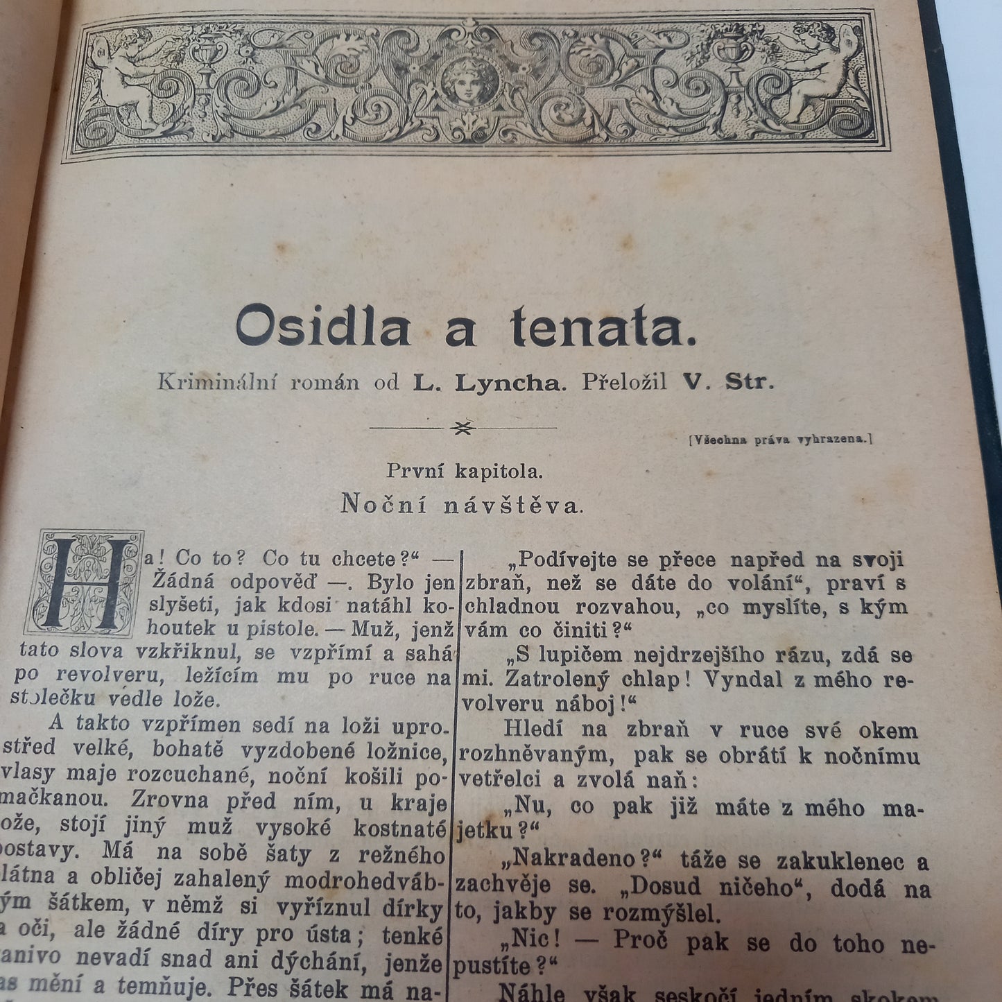 Kapucínka z Germasina- Město Hadleyburk -  Osídla a tenata- Dva tábory - Tajemství jednej noci - Kletba