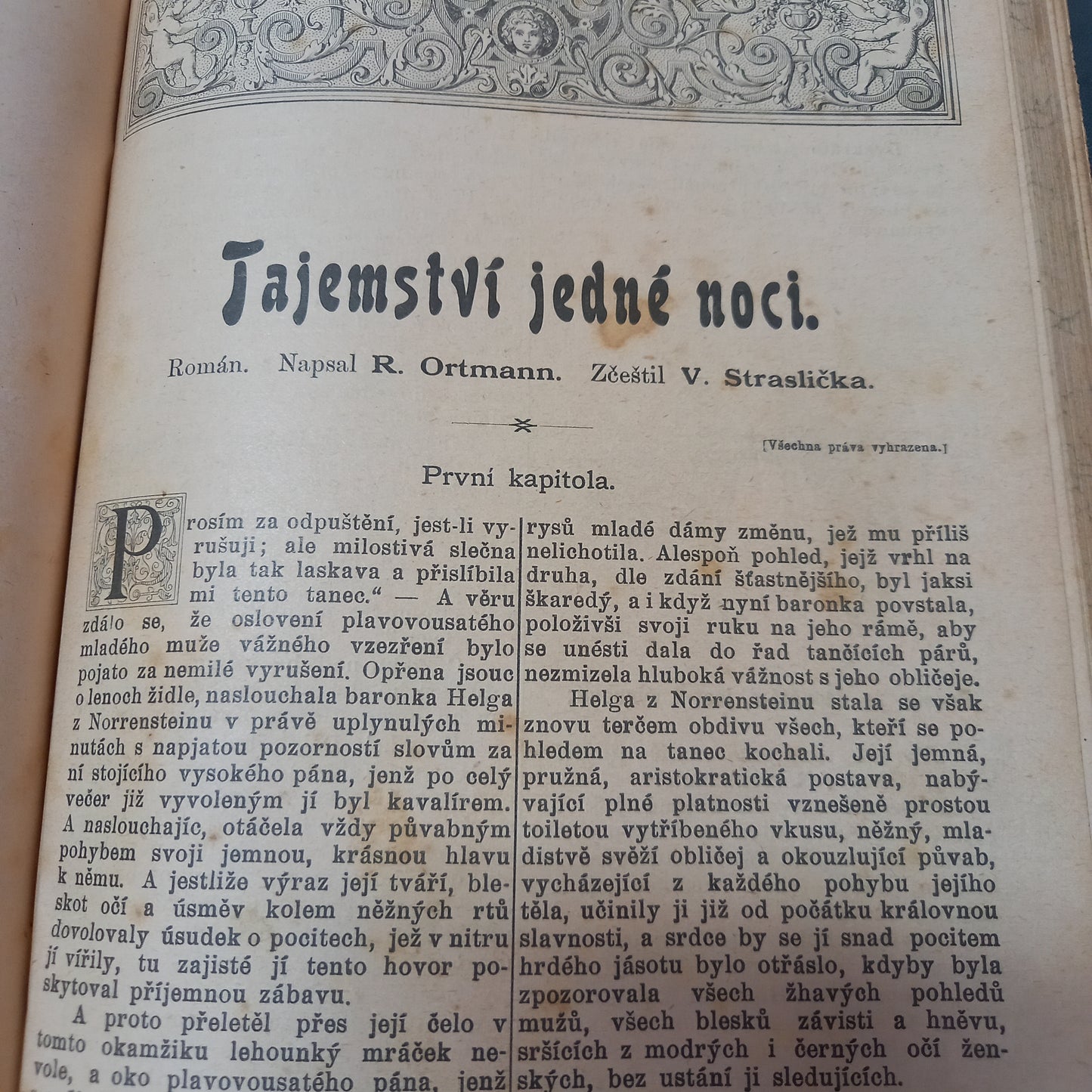 Kapucínka z Germasina- Město Hadleyburk -  Osídla a tenata- Dva tábory - Tajemství jednej noci - Kletba