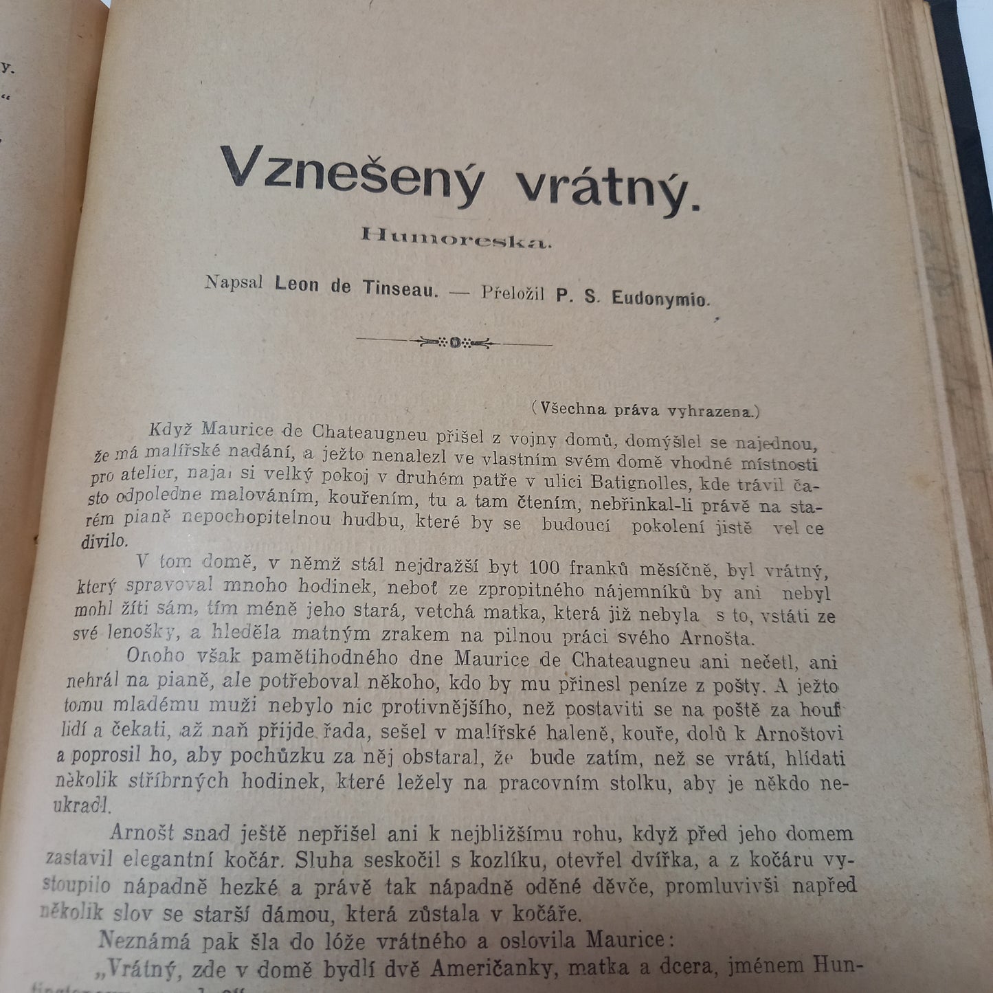 Waldštejnův tábor - Strašlivé tajemství - Vasilij Ivanovič - Vznešený vrátný - Zapomenutý