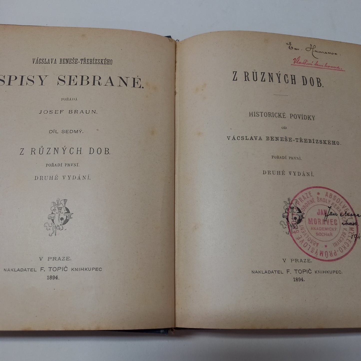 Spisy sebrané VII                         Z různych dob I