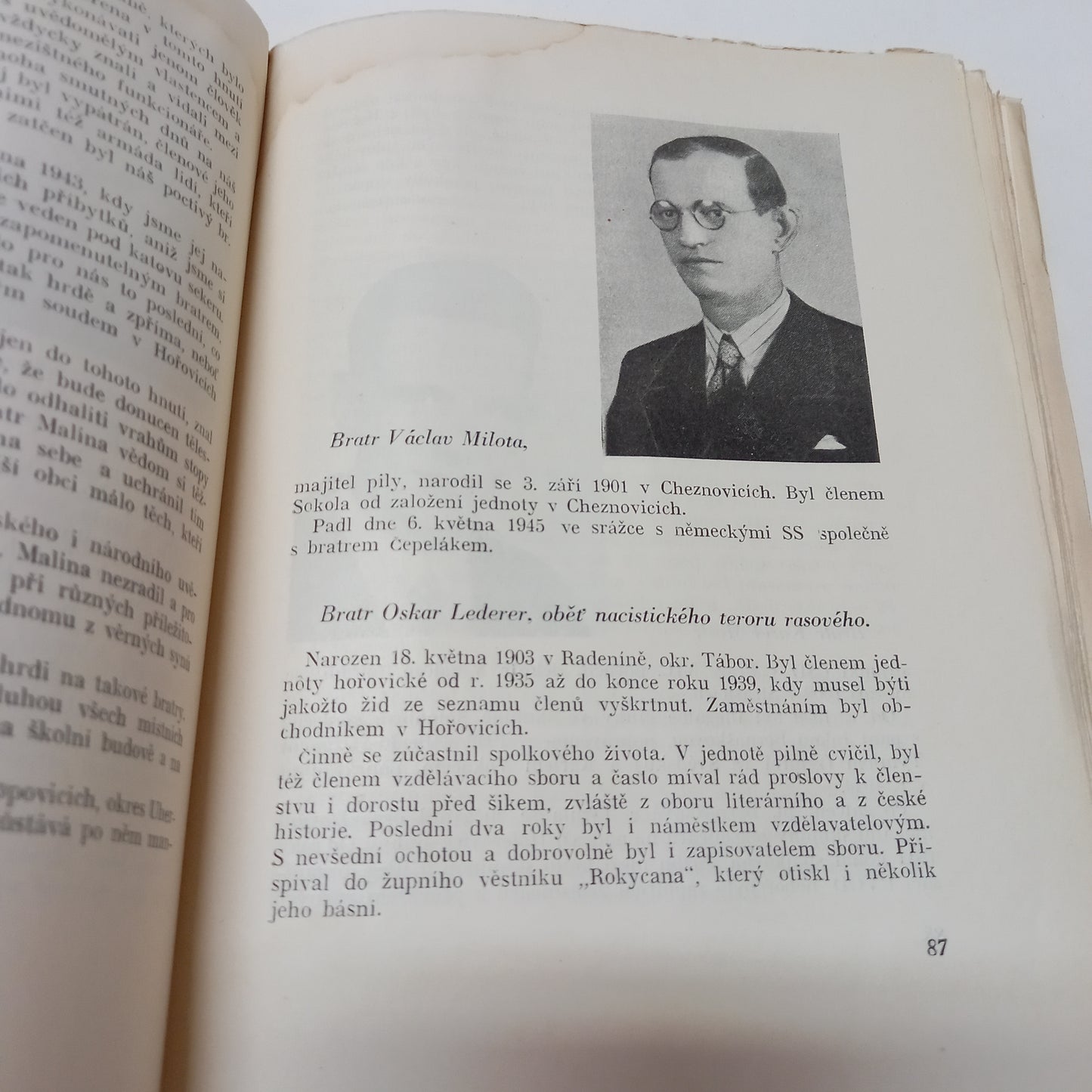 Hrdinové sokolské župy Rokycanovy 1939-1945