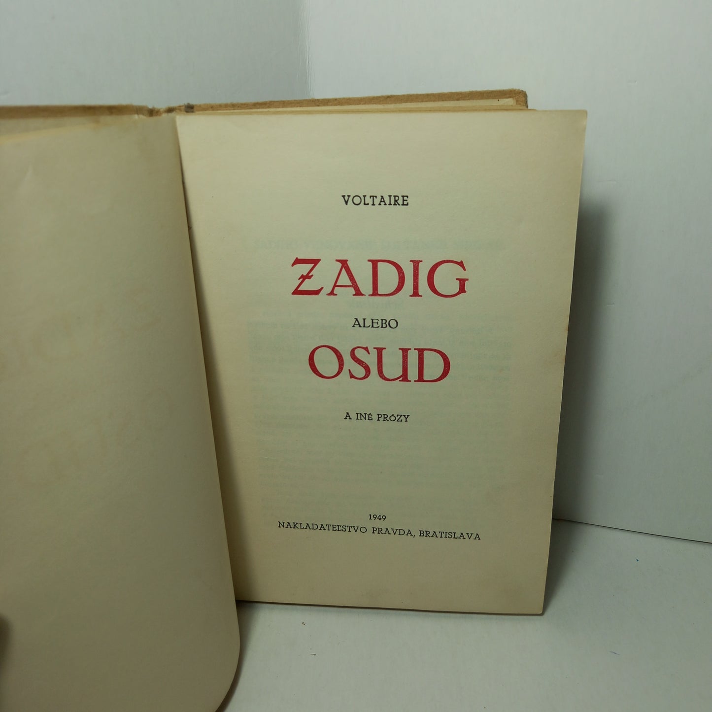Zadig alebo osud a iné prózy